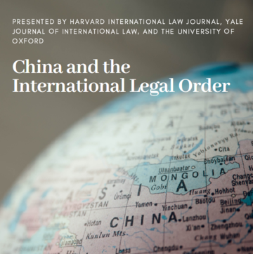 China and the International Legal Order