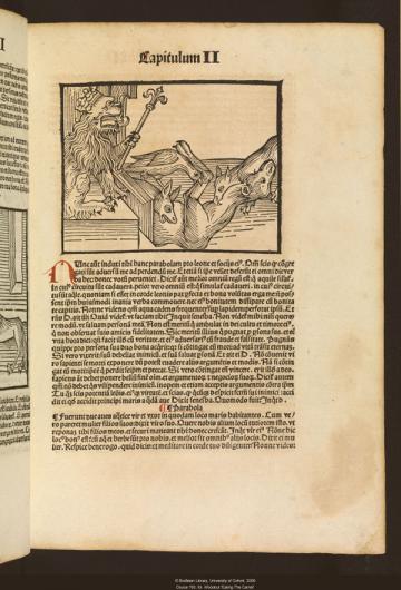 Directorium humanae vitae: Johannes of Capua's Latin translation from the Hebrew version of Kalila wa-Dimna (Strasbourg, c.1489).